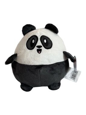 Nanco Panda Black and White 6” Squish Plush Toy Eggamals